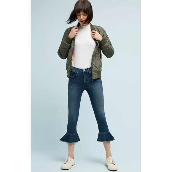 McGuire Denim Bohemia Mid-Rise Flounced Jeans ( 27 ) - Picture 1 of 6